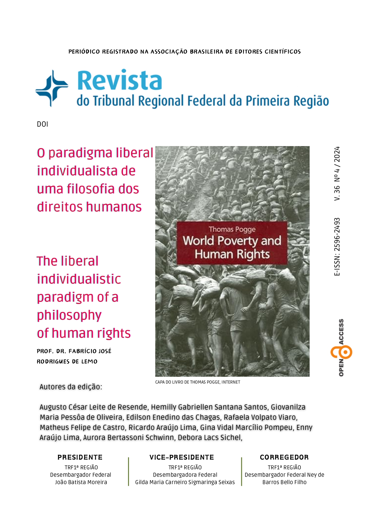 					Visualizar v. 36 n. 4 (2024): Revista do Tribunal Regional Federal da Primeira Região
				