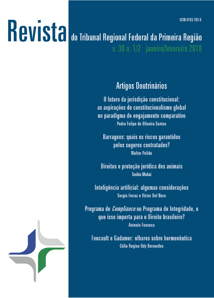 					Visualizar v. 30 n. 1/2 (2018): Revista do Tribunal Regional Federal da 1ª Região
				