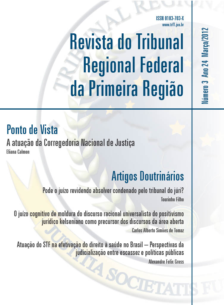 					Visualizar v. 24 n. 3 (2012): Revista do Tribunal Regional Federal da 1ª Região
				