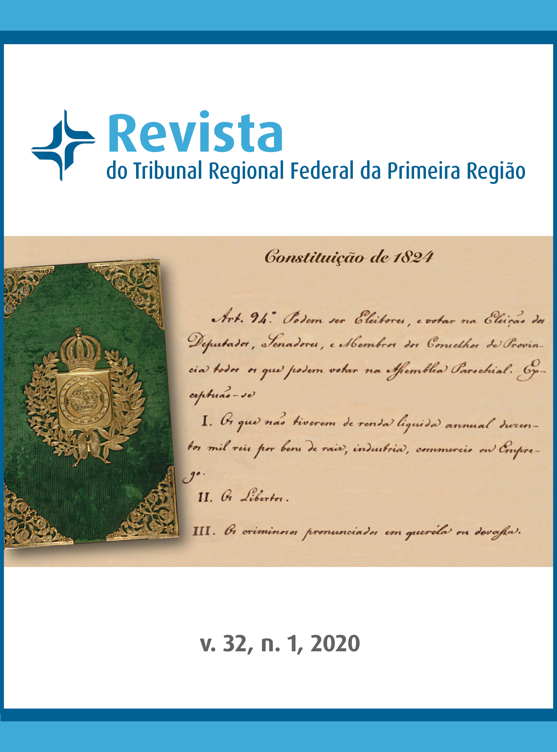 					Visualizar v. 32 n. 01 (2020): Revista do Tribunal Regional Federal da 1ª Região.
				